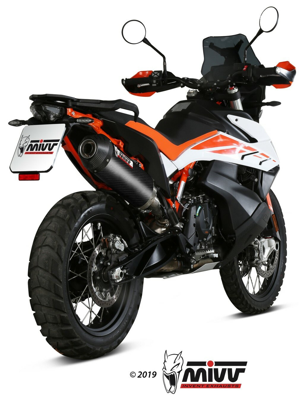 MIVV ミヴ OVAL スリップオンマフラー ADVENTURE 790 R KTM マフラー