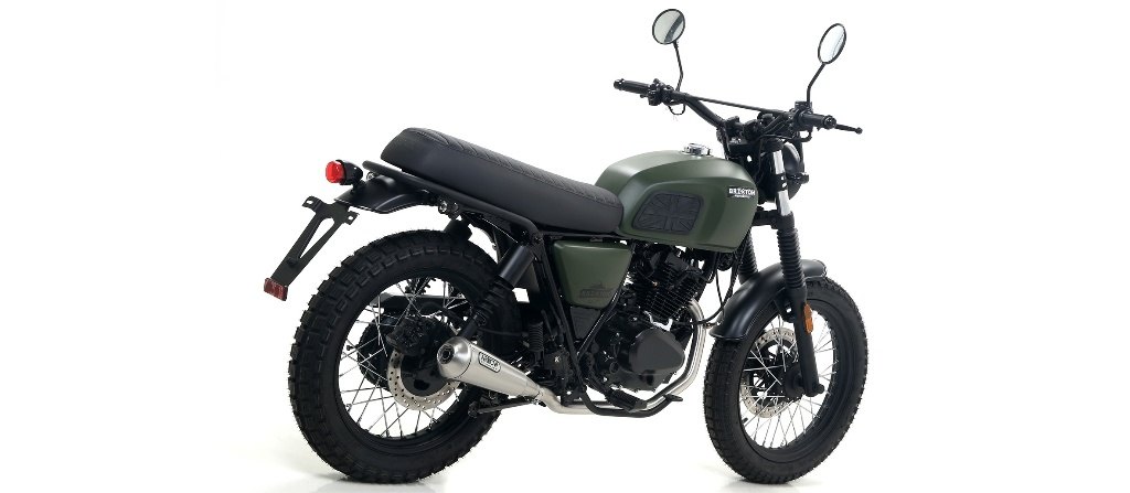 ARROW アロー PRO-RACE スリップオンマフラー BRIXTON BX 125 X FELSBERG マフラー サイレンサー材質：ステンレス