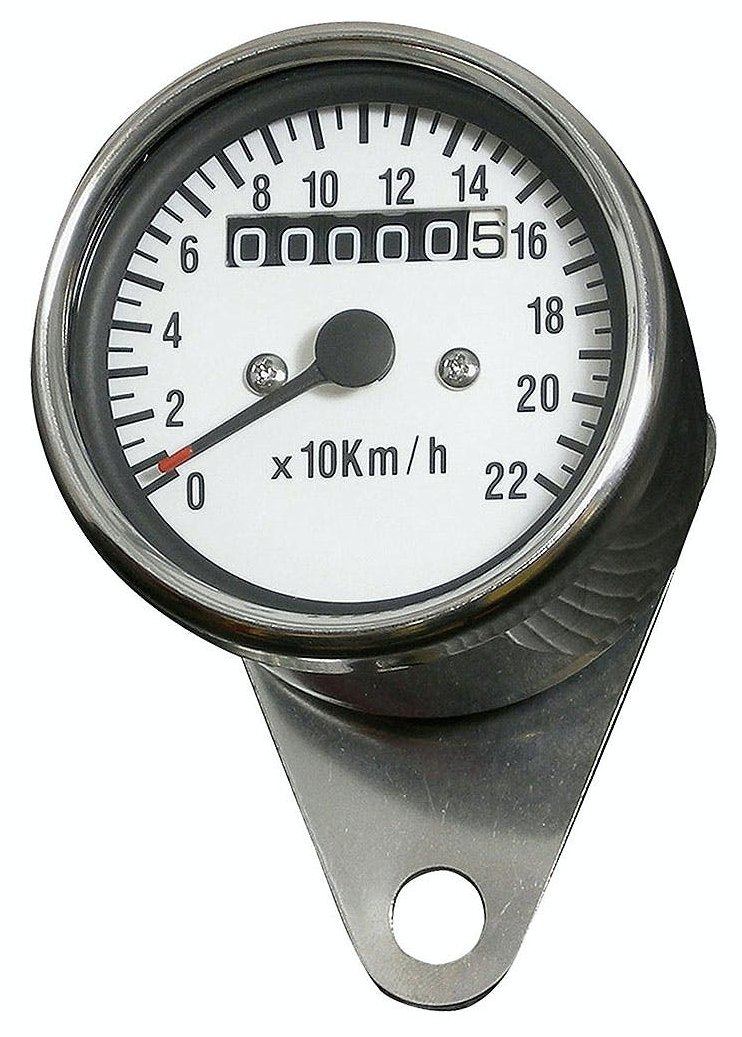 Neofactory ネオファクトリー 60mmアナログスピードメーター 白盤 1：1 FL 68-80 : FX 71-72 FXWG 80-83 HARLEY-DAVIDSON ハーレーダビッドソン スピードメーター メーター・インジケーター関係 電装系