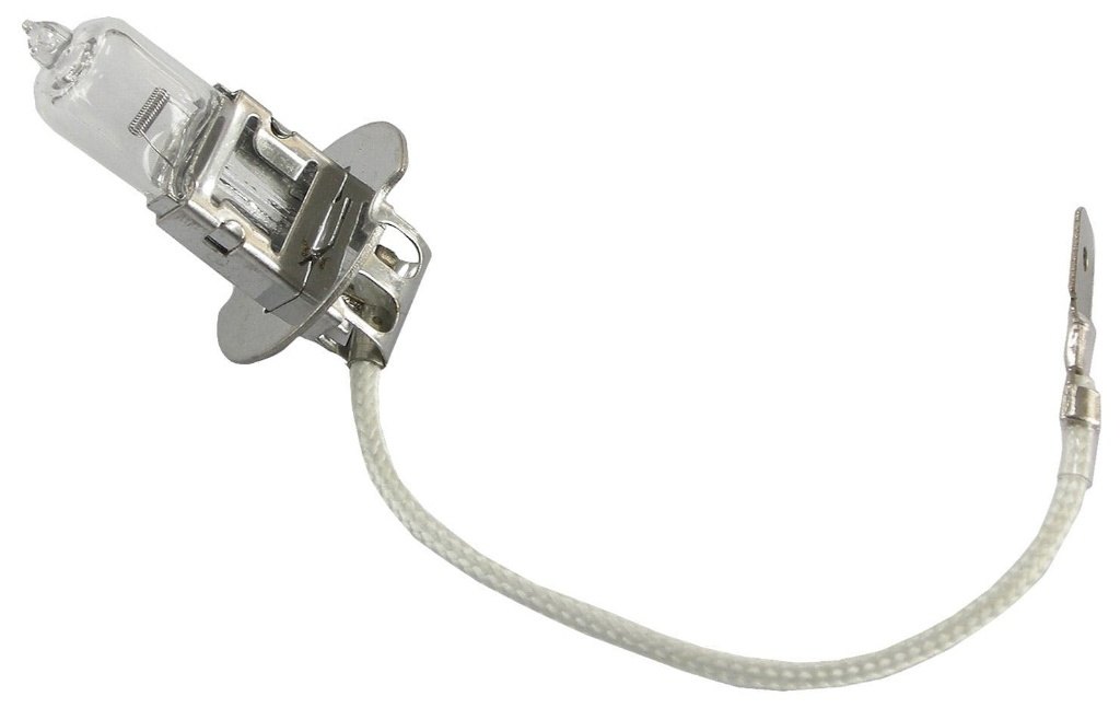 ■商品概要【カラー】ガラス：クリア【寸法】H3　12V55W個数：1■詳細説明H3規格のバルブです。ハイ/ローの切り替えが無いスポットランプ等に使用されます。通常の白昼色のバルブです。■適合車種汎用&ensp;汎用