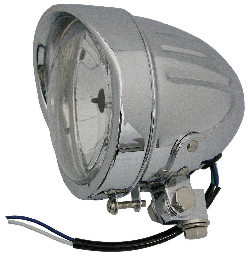 Neofactory ネオファクトリー 4-1/2インチ リブドユーロヘッドライト H4 汎用 HARLEY-DAVIDSON ハーレーダビッドソン ヘッドライト 灯火類 電装系