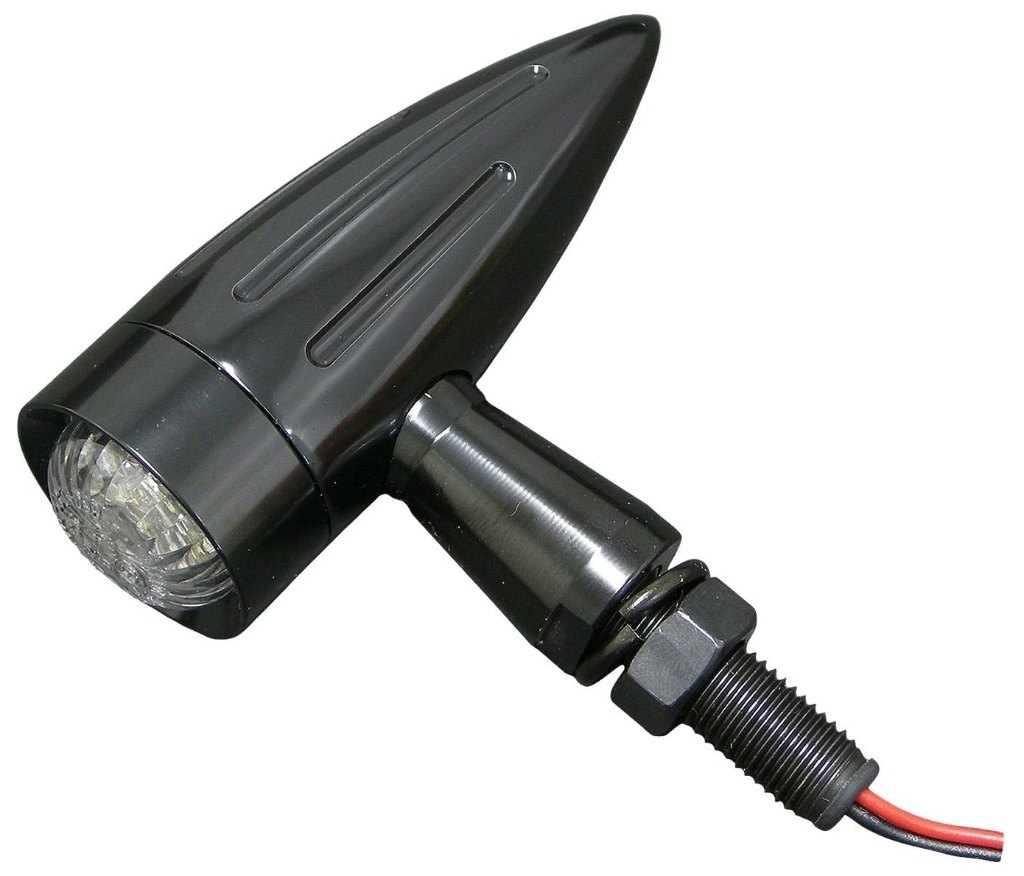 Neofactory ネオファクトリー LEDタイプ リブドビレットウインカー ブラック 汎用 HARLEY-DAVIDSON ハーレーダビッドソン ウインカー