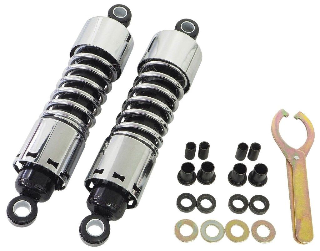 Neofactory ネオファクトリー 11.5in リアショック FXRモデル XLモデル HARLEY-DAVIDSON ハーレーダビッドソン リアサスペンション サスペンション 足回り カラー：クローム