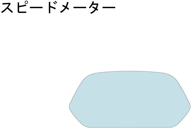 ECHELON エシュロン スピードメーター【QUATECT】 NMAX125 NMAX155 YAMAHA ヤマハ プロテクションフィルム・保護フィルム 外装