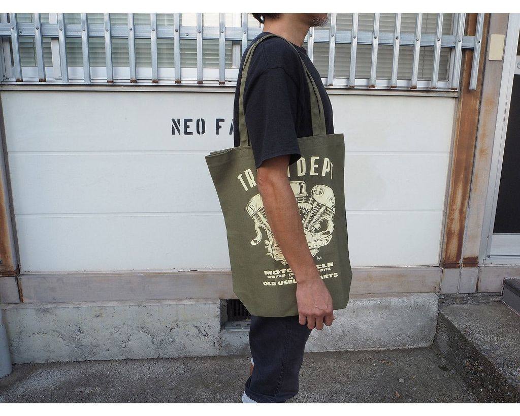 Neofactory ネオファクトリー 【TRASHDEPT：トラッシュデポ】エンジンデザインエコトートバッグ その他バッグ・ポーチ バッグ