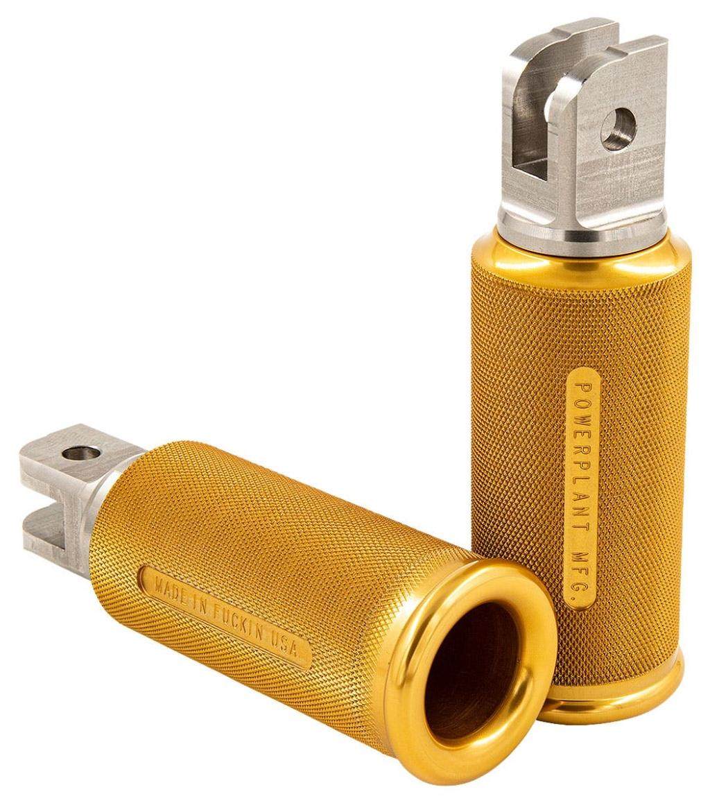 Neofactory ネオファクトリー 【パワープラント】フットペグ ミルウォーキーエイトソフテイル HARLEY-DAVIDSON ハーレーダビッドソン フットペグ ステップ 足回り カラー：ゴールド(P16PRTFPGGLD20)