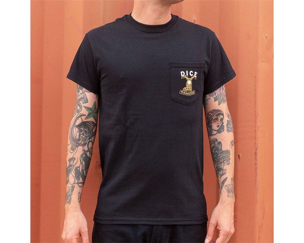 DICE MAGAZINE ダイスマガジン ポケットTシャツ 4／13 Tシャツ アパレル