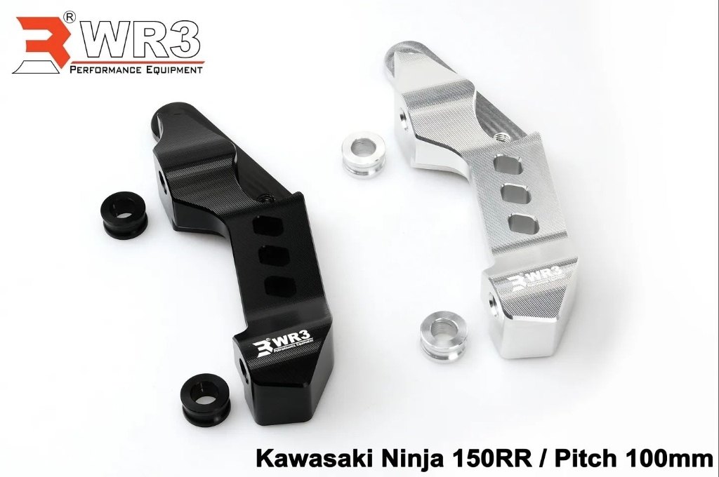 WR3 ダブルアールスリー フロントキャリパーサポート BREMBO用 Ninja 150RR KAWASAKI カワサキ キャリパーサポート・ブラケット ブレーキ
