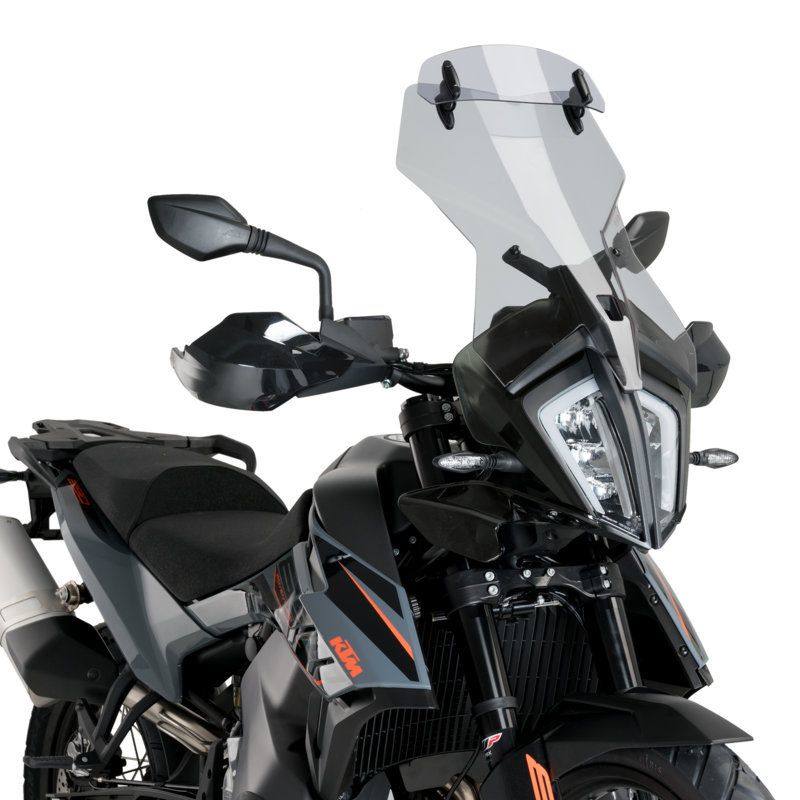 Puig プーチ ツーリングスクリーン バイザー付き (Touring Windshield with Visor) 790 ADVENTURE R 890 L RALLY KTM スクリーン 外装