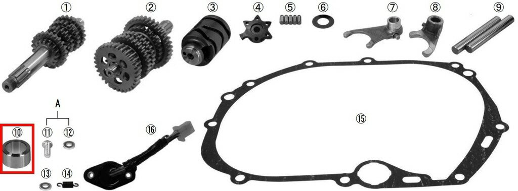 SP武川 SPタケガワ 【補修部品】スペーサー その他クラッチオプション・補修部品 駆動系