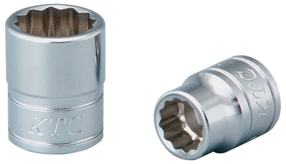 KTC ケイティーシー 9.5sq. ソケット 十二角 ミリ（3/8ソケット） ハンドツール