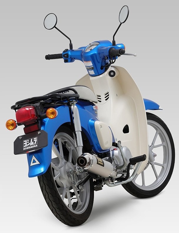 YOSHIMURA ヨシムラ 機械曲 GP-MAGNUMサイクロン TYPE-DOWN EXPORT SPEC 政府認証 スーパーカブ110 CC110 HONDA ホンダ フルエキゾーストマフラー マフラー タイプ:SS (ステンレスカバー)重量3.5kg