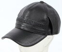 DEGNER デグナー サングラスホルダー付きレザーキャップ キャップ・帽子 アパレル