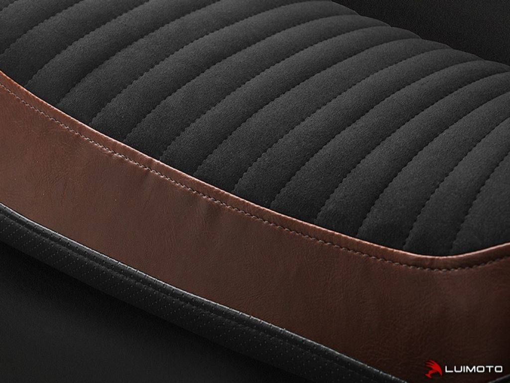 LUIMOTO ルイモト フロントシートカバー V7 CLASSIC STONE MOTOGUZZI モトグッチ シートカバー シート関連 外装 カラー：ビンテージブラウン／ビンテージブラック