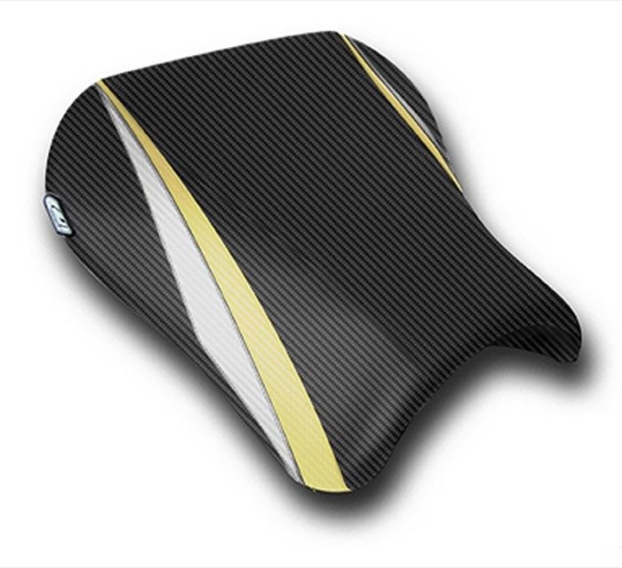 LUIMOTO ルイモト フロントシートカバー GSX-R600 GSX-R750 SUZUKI スズキ シートカバー シート関連 外装 カラー：CFブラック／イエロー／CFシルバー