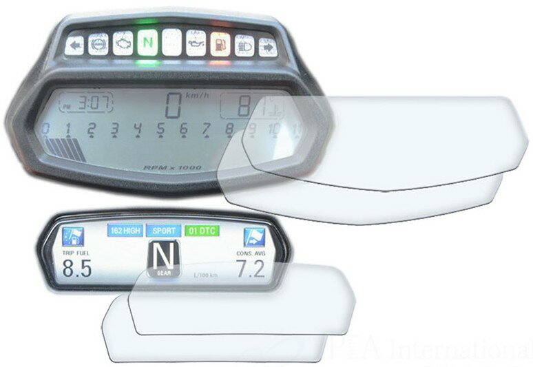 P&A International P&Aインターナショナル メーターパネルプロテクションフィルム&作業用ツールセット DIAVEL DUCATI ドゥカティ メーターフィルム