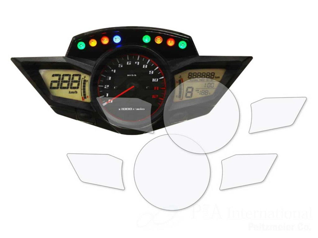 P&A International P&Aインターナショナル メーターパネルプロテクションフィルム＆作業用ツールセット VFR1200F HONDA ホンダ メーターフィルム メーター・インジケーター関係 電装系