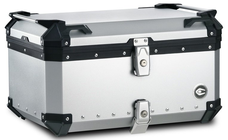 COOCASE クーケース Q3 アルミトップケース 65L ジャイロ フォルツァ アフリカツイン SV650 T-MAX CB1300 Vストローム XSR NC750 FJR ハヤブサ ZRX ZZR1400 トップケース・テールボックス 車体用バッグ・ケース