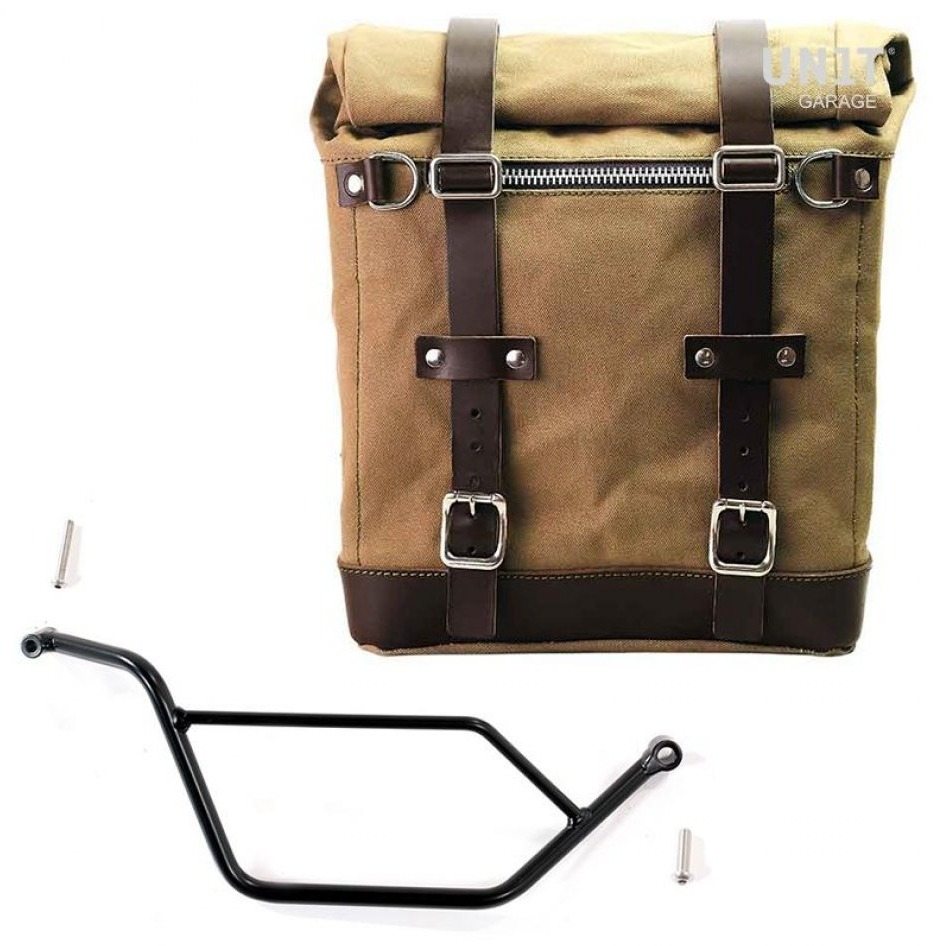 UNIT GARAGE ユニットガレージ CANVAS SIDE PANNIER SCRAM＋SUBFRAME R850 GS R1100 R1150 ADV R 1150 850 1100 BMW サイドバッグ 車体用バッグ・ケース