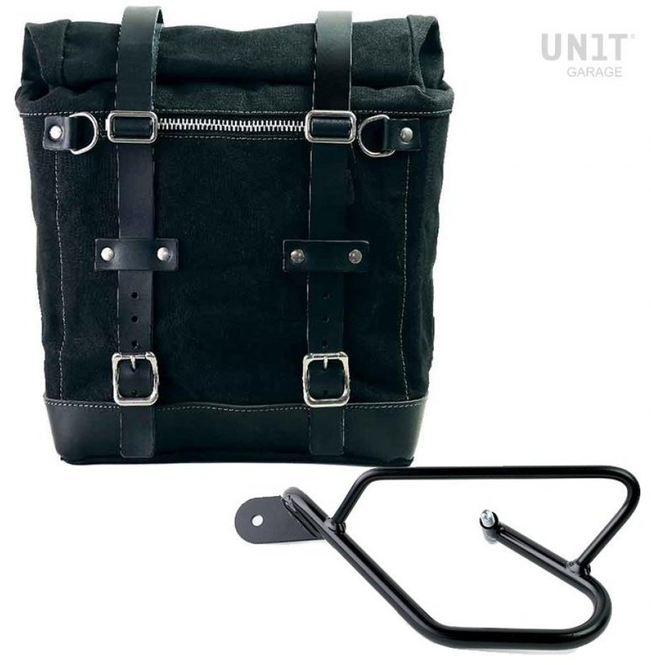 UNIT GARAGE ユニットガレージ CANVAS SIDE PANNIER SCRAM＋SUBFRAME V9 Bobber MOTOGUZZI モトグッチ サイドバッグ 車体用バッグ・ケース