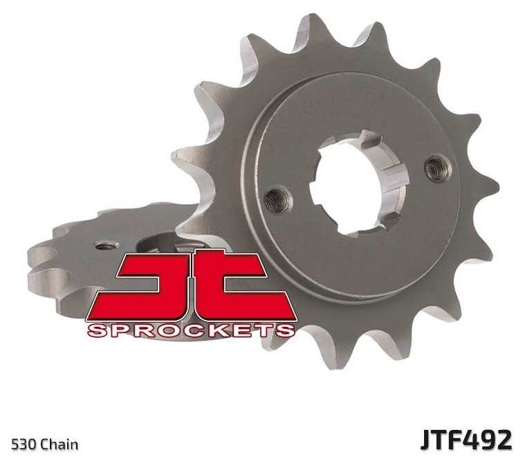 JT SPROCKETS JTスプロケット Steel Standard Front Sprocket 492 - 530 YZ 125 250 F WR EC REPLICA CAMI SIX DAYS PANTAH 500 600 YAMAHA ヤマハ GASGAS ガスガス DUCATI ドゥカティ ドライブスプロケット・フロントスプロケット 駆動系