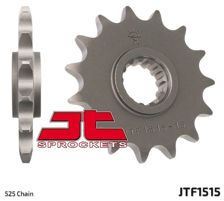 JT SPROCKETS JTスプロケット Steel Standard Front Sprocket 1515 - 525 DAYTONA 600 SPEED FOUR TT TRIUMPH トライアンフ ドライブスプロケット・フロントスプロケット 駆動系