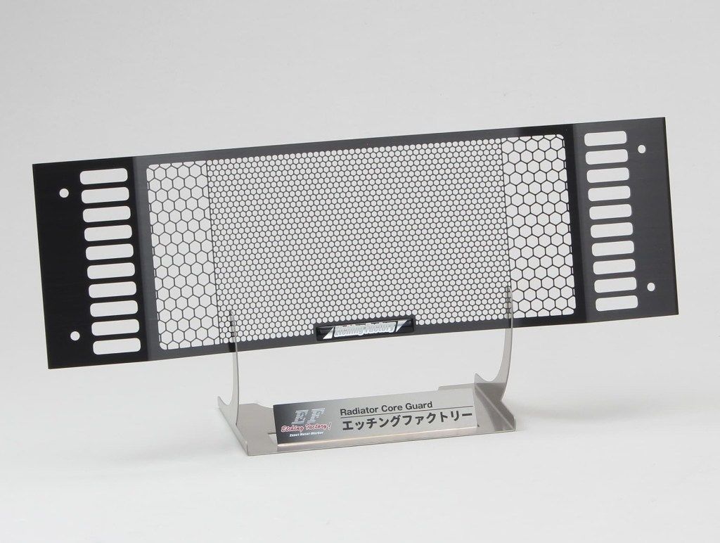ETCHING FACTORY エッチングファクトリー EARL‘S9インチ13段ラウンド用オイルクーラーガード EARL’S9インチ13段ラウンド用 ラジエーターコアガード・オイルクーラーコアガード 冷却関連 エンジン