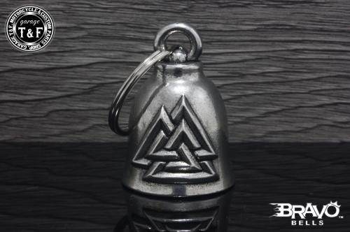 Garage T&F ガレージ Bravo Bells(ブラボーベル) Valknut-the symbol of Odin Bell(ヴァルクヌート-オーディン・ベルのシンボル) その他グッズ バイク関連グッズ