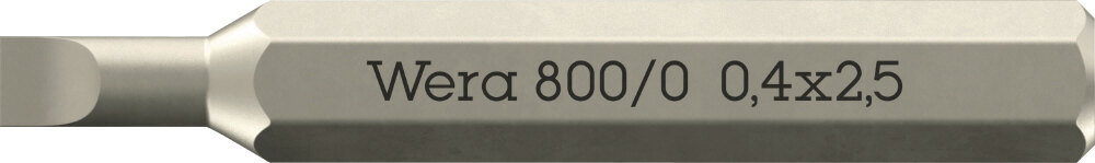 WERA ヴェラ 差込4mmHEX 精密六角マイナスビット ニッパー ハンドツール