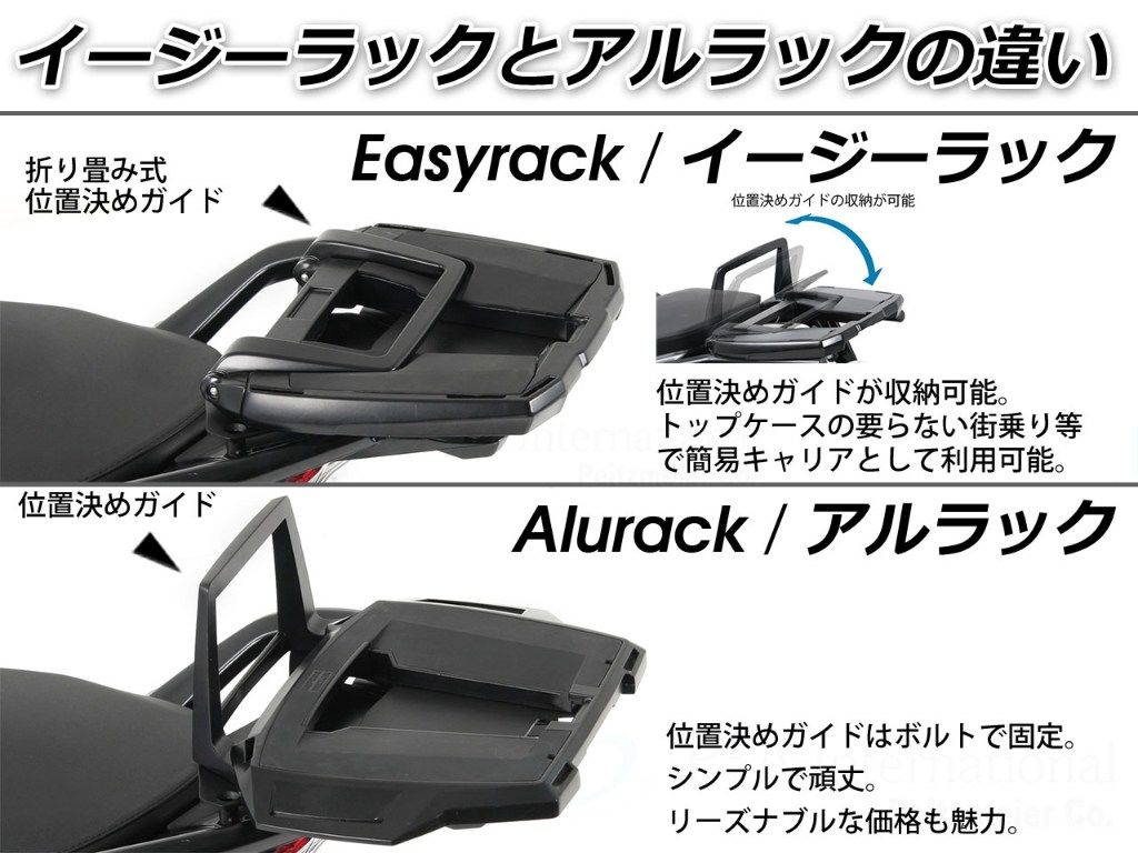 HEPCO＆BECKER ヘプコ＆ベッカー トップケースホルダー V100 Mandello S MOTOGUZZI モトグッチ バッグ・ボックス取り付けステー 車体用バッグ・ケース タイプ：アルラック（固定）