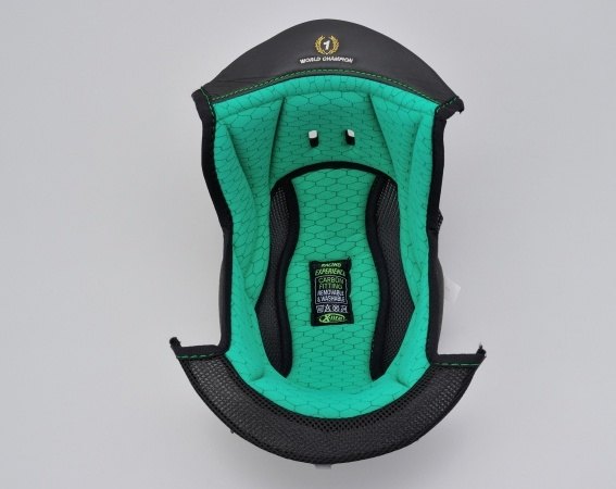 NOLAN ノーラン X-802RR センターパッド カーボンフィッティング ヘルメット内装センターパッド ヘルメット