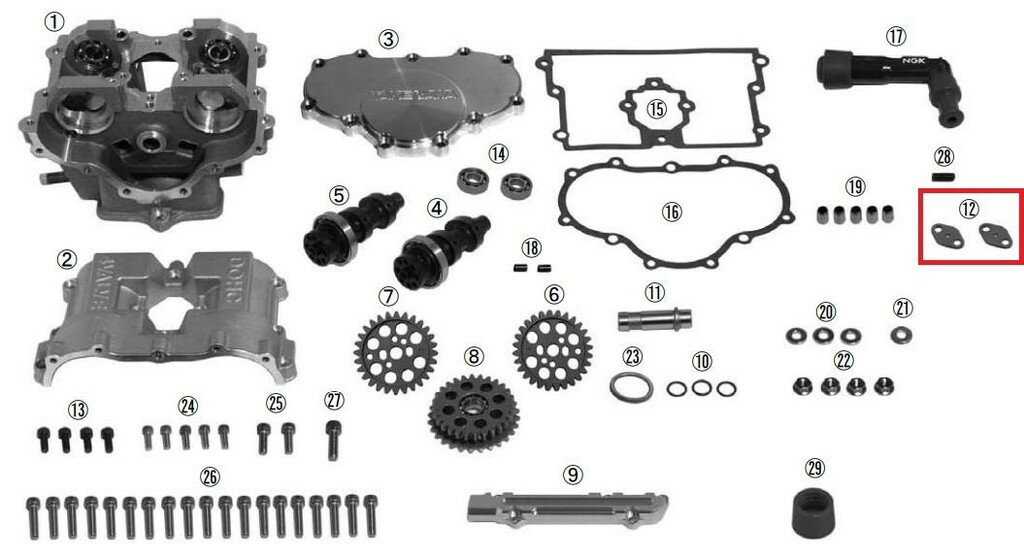 SP武川 SPタケガワ 【補修部品】カムギヤーワッシャ その他カムシャフトオプション・補修部品 エンジン..