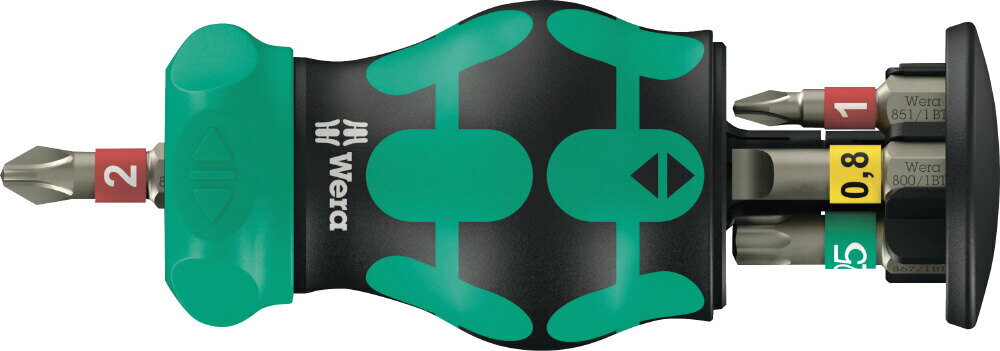 WERA ヴェラ スタビードライバービットセット ラチェット式 6点ビット セット工具