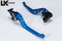 U-KANAYA ユーカナヤ 可倒式Rタイプ アルミビレットレバーセット TMAX500 TMAX530 TMAX560 マグザム YAMAHA ヤマハ ブレーキ・クラッチレバーセット ハンドル周辺パーツ ハンドル レバーカラー:マットブルー / アジャスターカラー:マットレッド