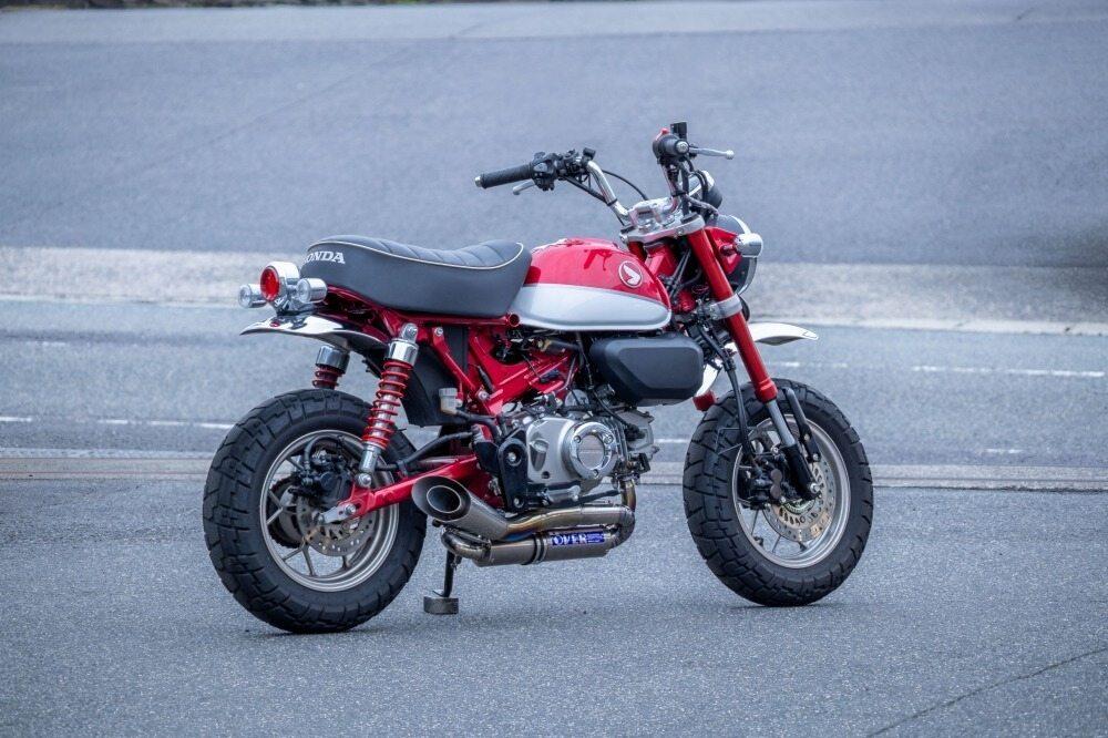 OVER オーヴァー スパイラル フルチタン フルエキゾーストマフラー Monkey125 HONDA ホンダ マフラー