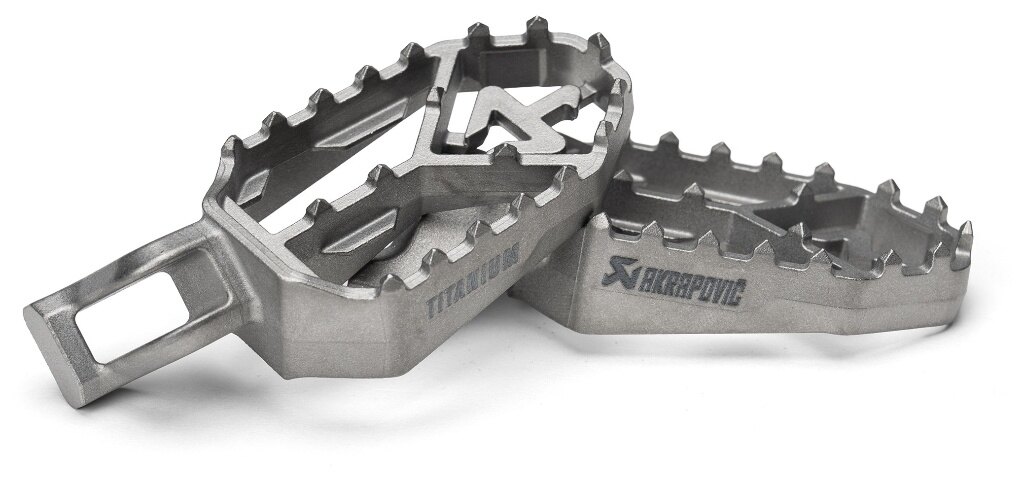 AKRAPOVIC アクラポビッチ アドベンチャーフットペグセット TIGER 1200 GT RALLY 800 850 900 SPORT 660 TRIUMPH トライアンフ フットペグ ステップ 足回り