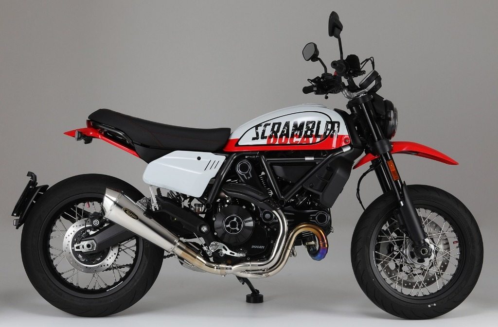 AELLA アエラ 車検対応サイレンサー SCRAMBLER 800 ICON DUCATI ドゥカティ スリップオンマフラー マフラー