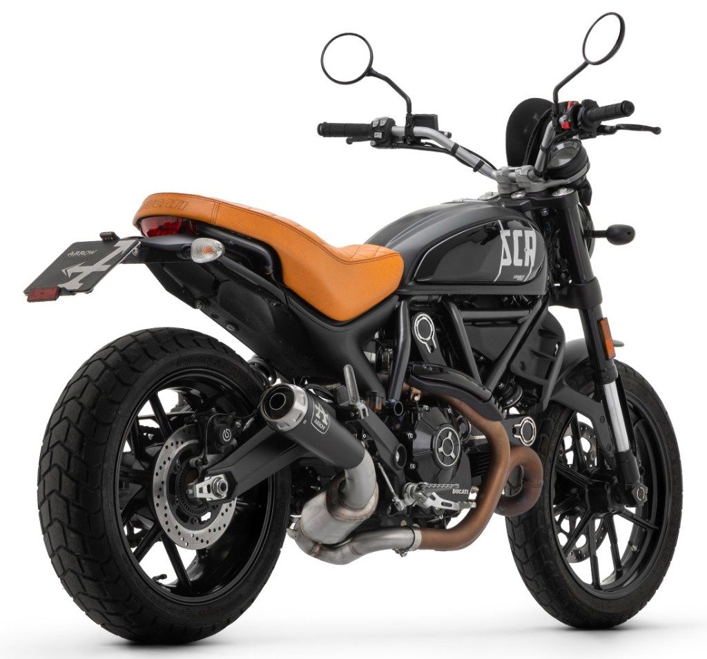 ARROW アロー PRO-RACE フルエキゾーストマフラー SCRAMBLER 800 DUCATI ドゥカティ マフラー サイレンサー材質：ステンレスダーク