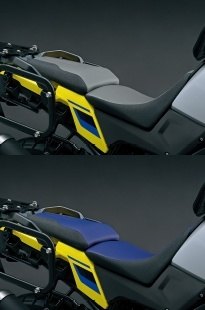 SUZUKI スズキ ローシート Vストローム1050DE シート シート関連 外装 カラー：ブラック／グレー(45100..