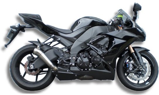 ASAHINA RACING アサヒナレーシング GPスタイル メガフォンスリップオン ZX-10R KAWASAKI カワサキ スリップオンマフラー マフラー オプション専用バッフル：あり / オプションサイレンサーステー：なし