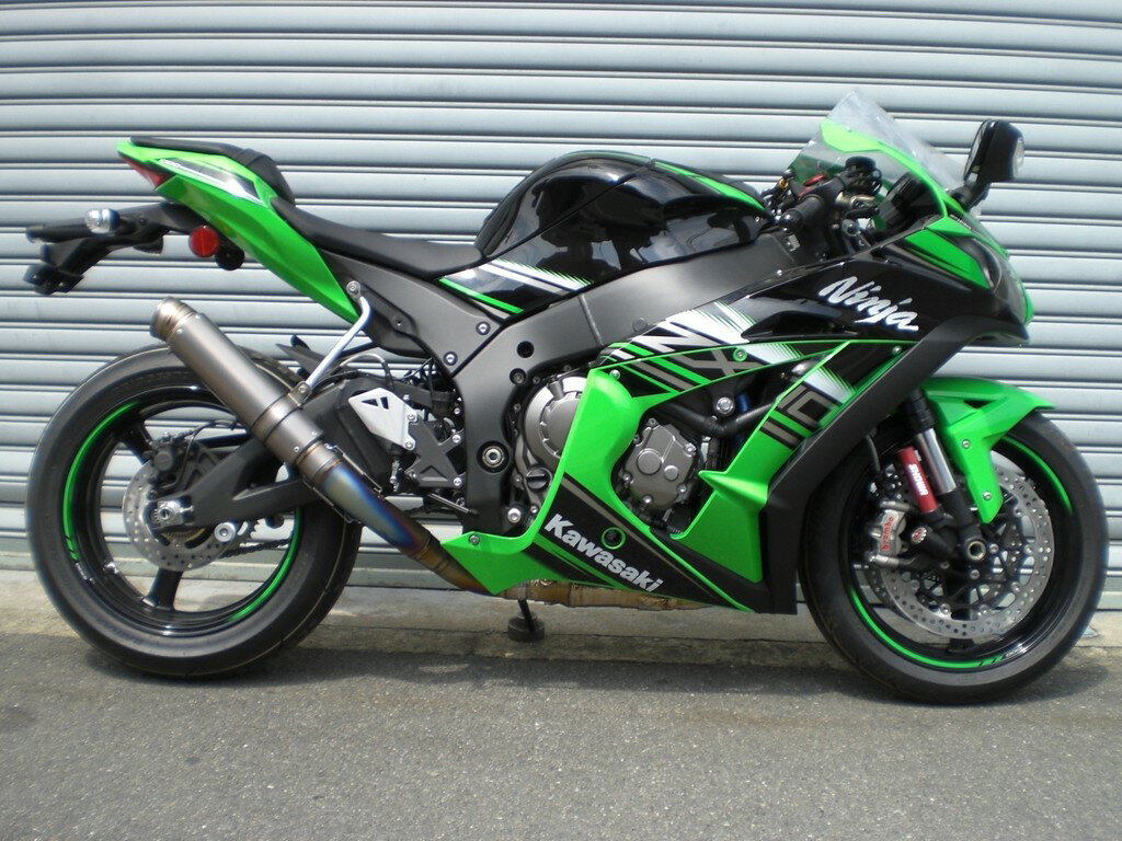 ASAHINA RACING アサヒナレーシング GPフォーミュラ スリップオン 触媒レス ZX10R KAWASAKI カワサキ サイレンサー長：300mm / エンド部：スタンダードエンド / オプション専用バッフル：ラージエンド用