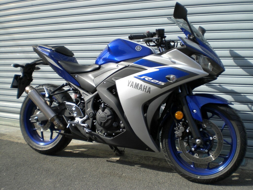 ASAHINA RACING アサヒナレーシング GP フォーミュラ スリップオン R25 YAMAHA ヤマハ スリップオンマフラー マフラー サイレンサー長：400mm / エンド部：ラージエンド / オプションサイレンサーステー：なし / オプション専用バッフル：スタンダードエンド用