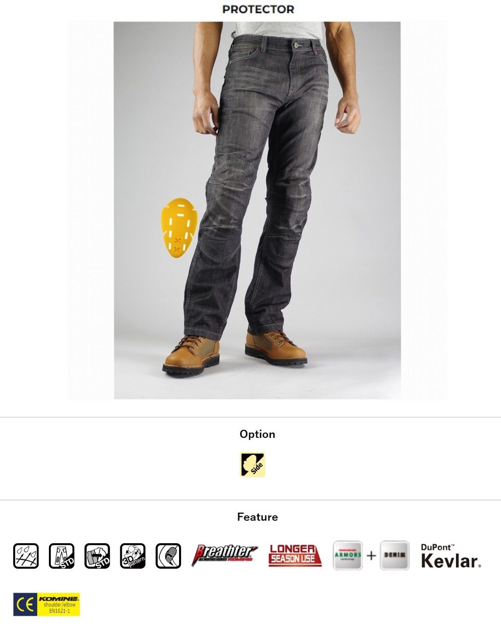 KOMINE コミネ PK-726 フルイヤーケブラーデニムジーンズ レディース デニムパンツ・ジーンズ・チノパンツ パンツ・ボトムス アパレル