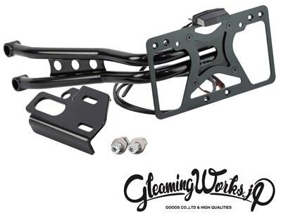 GLEAMING WORKS グリーミンワークス ワンサイドマウント ナンバーキット スポーツスターXL HARLEY-DAVIDSON ハーレーダビッドソン サイドナンバーキット 外装