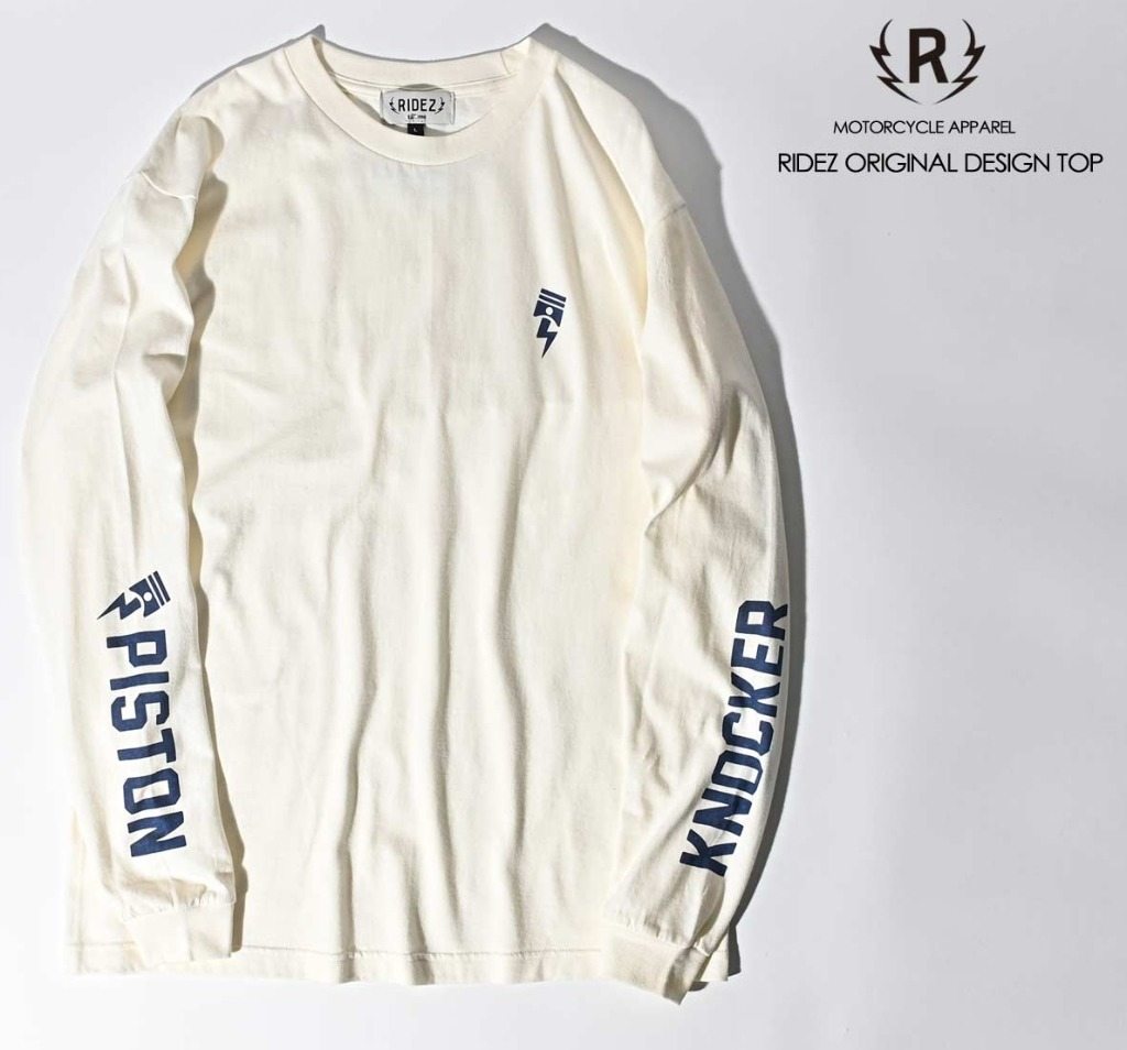 RIDEZ ライズ PISTON KNOCKER ロングスリーブTシャツ Tシャツ アパレル
