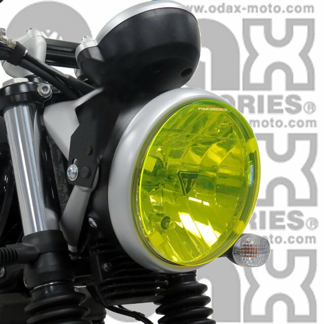 ODAX オダックス PowerBronze ヘッドライトレンズシールド Bonneville T100 T120 TRIUMPH トライアンフ 外装
