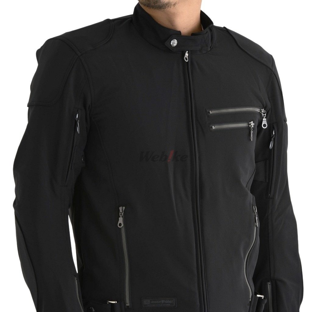 ROUGH＆ROAD ラフ＆ロード エアスルーソフトシェルストレッチライディングZIPジャケット オールシーズンジャケット ジャケット アパレル(2.0)