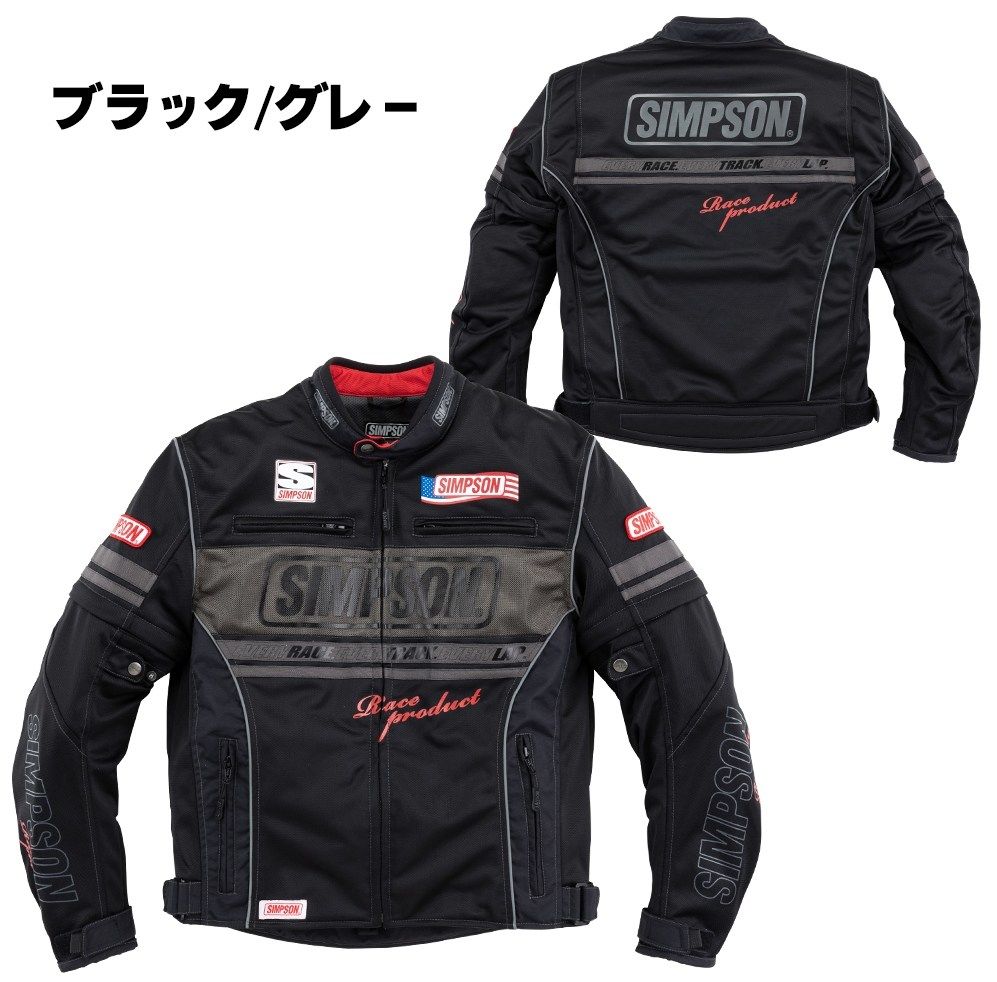 SIMPSON シンプソン NSM-C02 ライダーズメッシュジャケット メッシュジャケット ジャケット アパレル