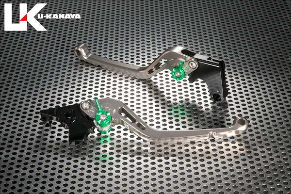 U-KANAYA ユーカナヤ スタンダードタイプ アルミビレットレバーセット THRUXTON 1200 TRIUMPH トライアンフ ブレーキ・クラッチレバーセット ハンドル周辺パーツ ハンドル レバーカラー：チタンカラー / アジャスターカラー：ブラック