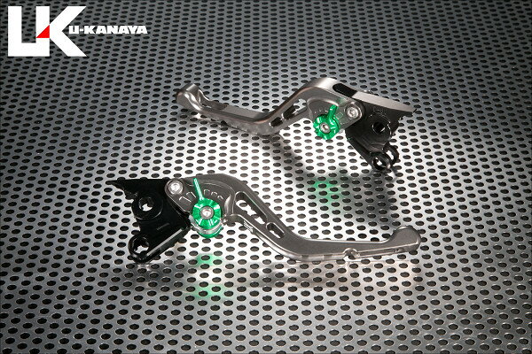 U-KANAYA ユーカナヤ GPタイプ アルミビレットレバーセット 125DUKE 200DUKE 250DUKE 390Duke KTM ブレーキ・クラッチレバーセット ハンドル周辺パーツ ハンドル レバーカラー：チタンカラー / アジャスターカラー：レッド / レバータイプ：ショート(レバー部全長：約145mm)
